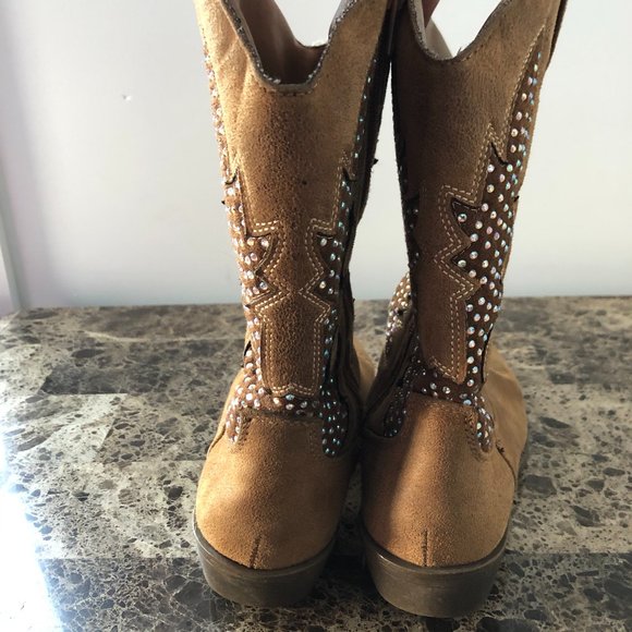 Justice Shoes Girls Justice Cowgirl Boots Size 5 Poshmark